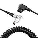 Red Epic Scarlet D-tap to 1B FHJ 6 Pin Female Spring Power Cable for Red Scarlet Epic Camera