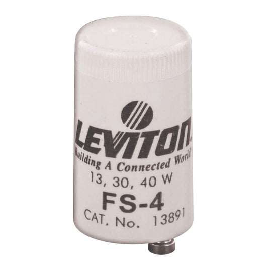 Leviton Fluorescent Lamp Starter, 2 Pack, 12410