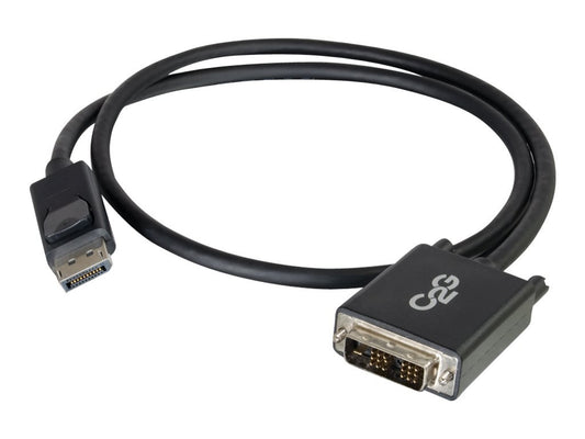 C2G Display Port Cable, Display Port to DVI, Male to Male, Black, 6 Feet (1.82 Meters), Cables to Go 54329