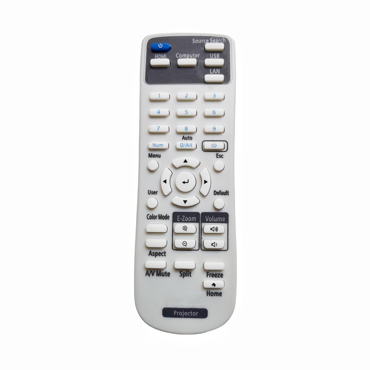 Loakdsa Replacement Remote Control for Epson Projector EB-118 EB-720 EB-725W EB-725Wi EB-735F VS260 EX3280 EX5280 EX9230 PRO EX10000 EX7280 EX9240