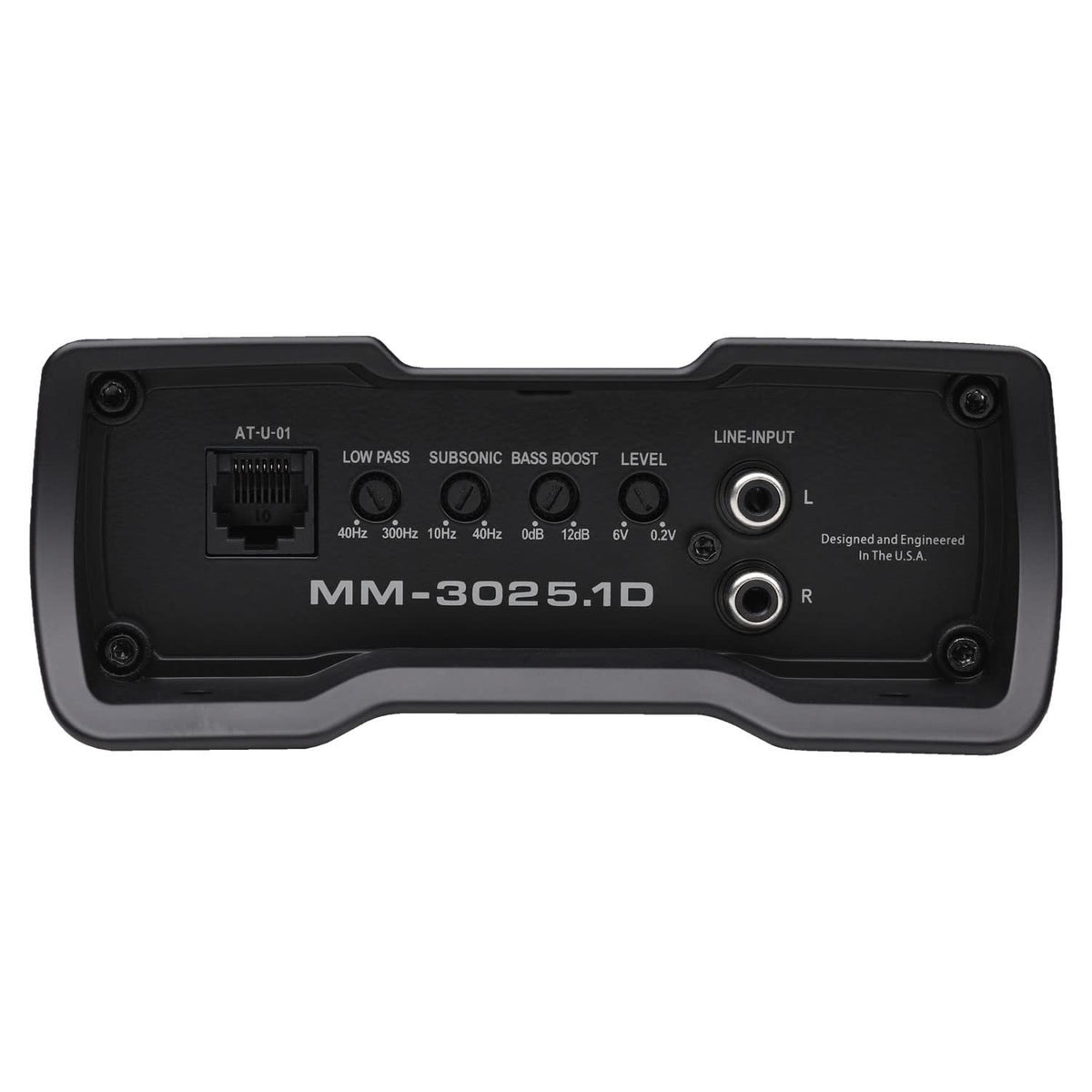Autotek MM-3025.1D Mean Machine 3000 Watt Amplifier, 1-Ohm Stable Compact Mono Amplifier, Bass Remote Included