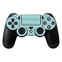 MightySkins Skin Compatible with Sony PS4 Controller - Turquoise Chevron | Protective, Durable, and Unique Vinyl Decal wrap Cover | Easy to Apply