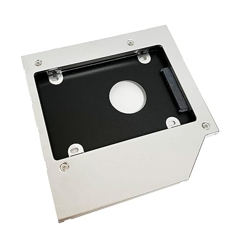 NIGUDEYANG Universal 9.5mm SATA 2nd SSD HDD Hard Drive Optical Bay Caddy Frame Tray for Dell Inspiron 17 3721 3737 17R 5721 5737