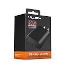 Galvanox USB C Charger (20W) Fast Charging Wall Plug Power Adapter Block Compatible with iPhone 12/13/14/15 Pro Max/Pixel/Note/Samsung Galaxy - Black