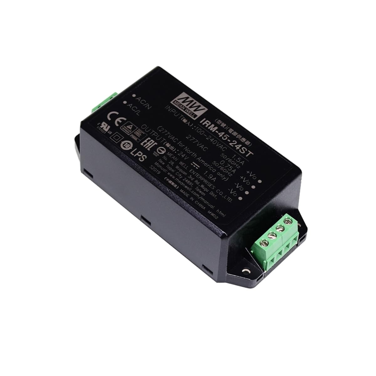 Mean Well IRM 45W 12V 3A Switching Power Supply? IRM-45-12ST Screw Terminal Type AC-DC