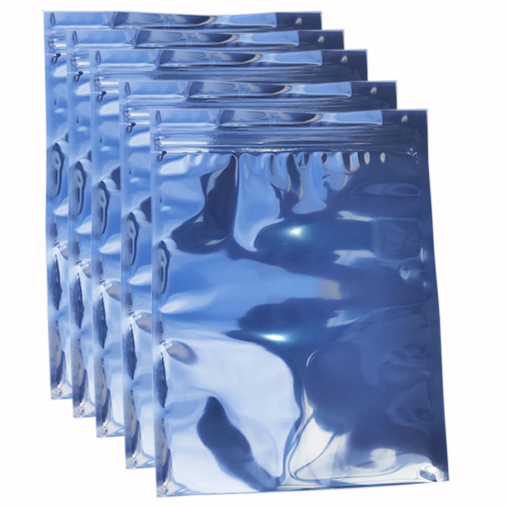 Mantianstar 50pcs 5.9x7.8in/15x20cm Anti Static Bags, Premium Resealable Antistatic Bags for Various Precision Parts, Electronic Equipment, HDD, SSD