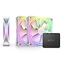 F120RGB Duo - 120mm Dual-Sided RGB Fan - Triple Pack (White) w/RGB Controller