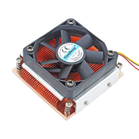 1U Server CPU Cooler Industrial Personal Computer Copper heatsink Cooling Fan for Intel PGA988/989 Active Cooling