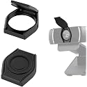 JCWINY Webcam Cover, 2 Pack Desktop Computer External Webcam Lens Covers Shutter Cap Hood, Streaming Web Camera Privacy Cover Clip Compatible