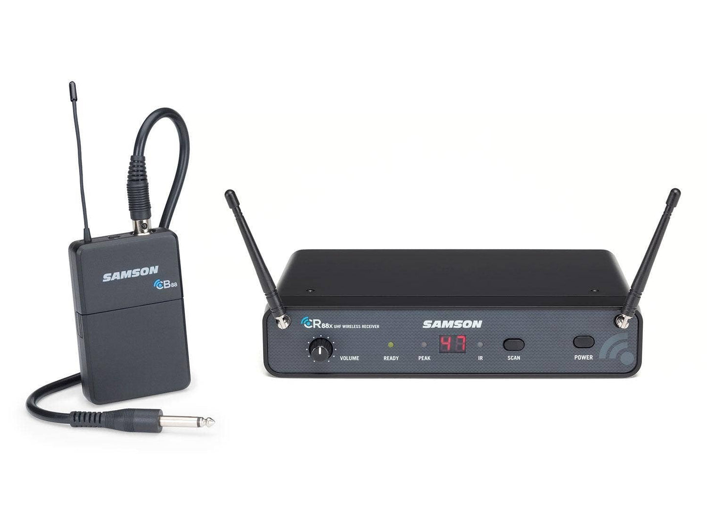 SAMSON Concert 88x 100-Channel UHF Wireless Guitar System w/GC32 Cable - D Band