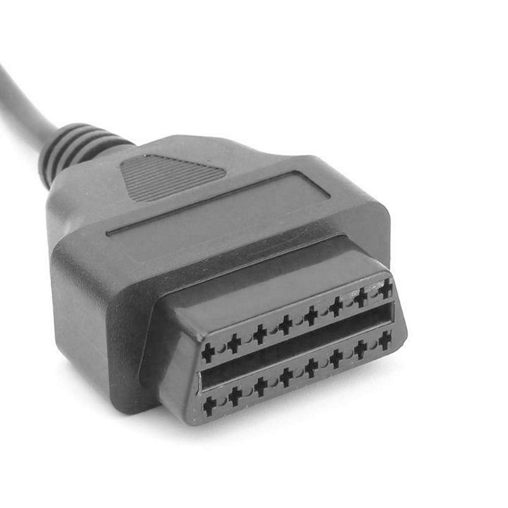 WSDMAVIS 1 Pcs 16 Pins OBD2 Extension Cable to USB Female Port Charging Adapter Cables Connector for Car Extension Cord Connector