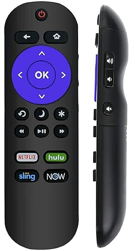 Universal Remote Control Compatible with All Sharp Roku TV LC-50LBU591U LC-50LBU711U LC-55LBU591U LC-55LBU711U LC-43LBU591U LC-32LB601U LC-24LB601U