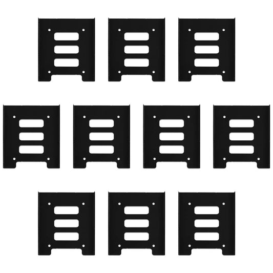Harper Grove SSD Mounting Bracket, 2.5" to 3.5" SSD HDD Bay Metal Hard Drive Holder HDD Mounting Bracket Adapter Tray Dock, for PC SSD Holder ATX (10