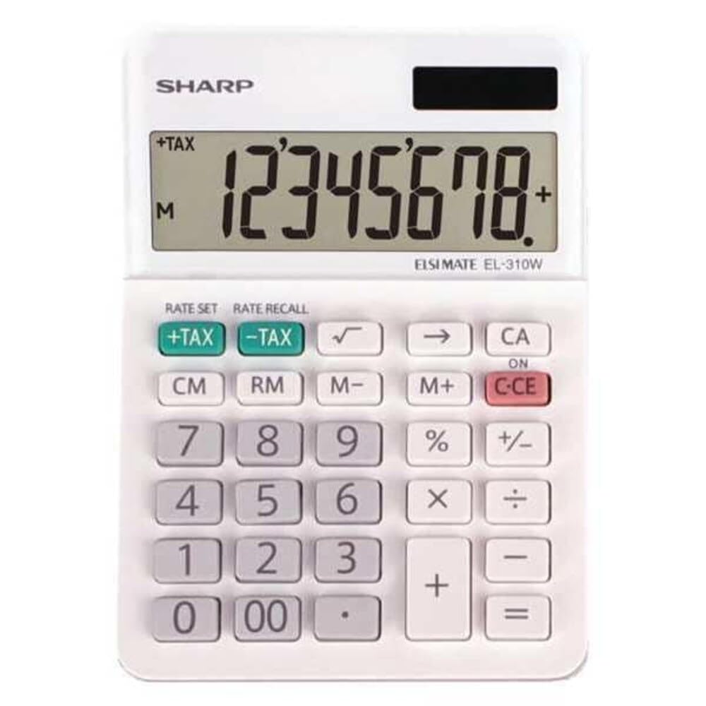 Sharp Calculators Sharp EL-310WB 8 Digit Professional Mini-Desktop Calculator