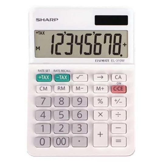 Sharp Calculators Sharp EL-310WB 8 Digit Professional Mini-Desktop Calculator
