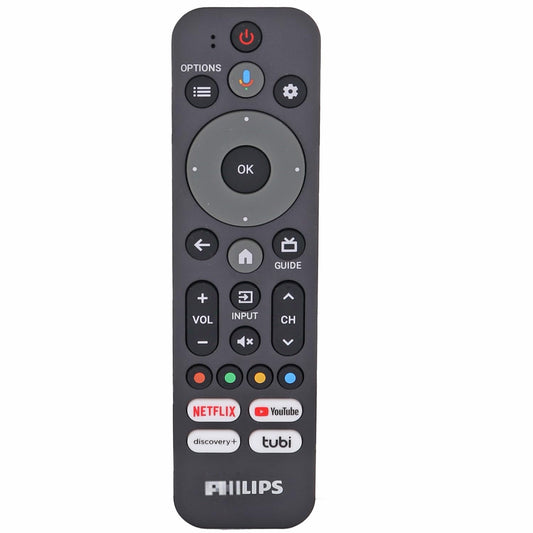 Dan's Originals OEM RF553A Replacement Voice Remote Control | Compatible with Philips 4K Ultra HD LED Google TV's with Netflix, YouTube, Discovery+