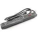 CablesOnline, Power Strip with 5 Horizontal + 2 Adapter Outlets w/6-foot Cable, SP-036