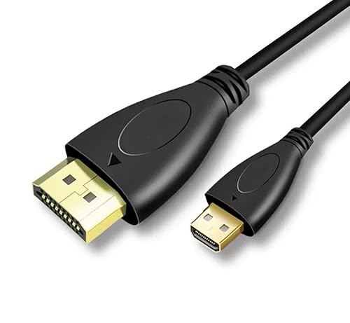 CAMKOO 4K Micro HDMI to HDMI Cable 3.3FT 2 Pack, HDMI 2.0 Cable, Support High Speed 4K@60Hz 2160p 1080p 18gbps 3D HDR for Camera, Camcorder