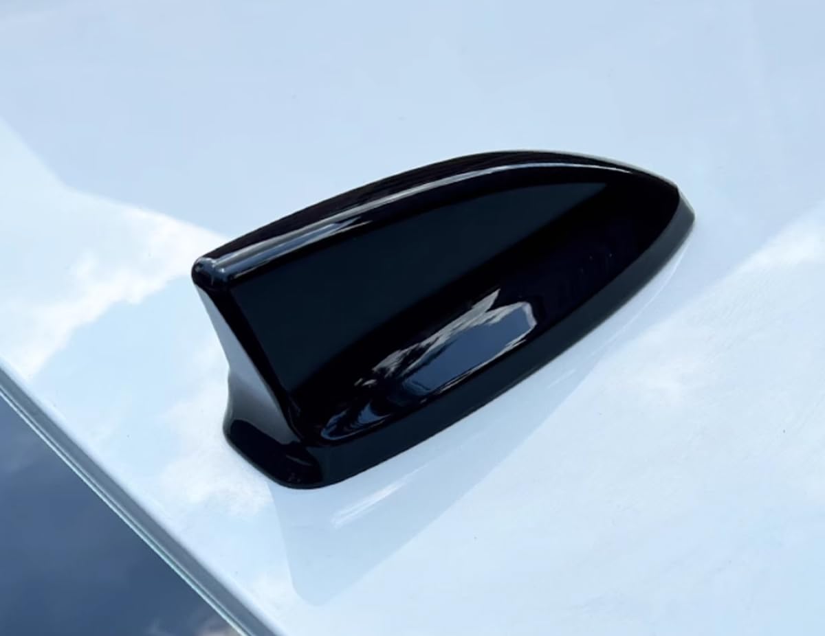 KELEIMAI Car Accessories Fit for Honda New HR-V HRV 2023 2024 2025 2026 Shark fins Antenna Cover Trim (Glossy Black) 1PC ABS
