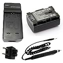 Battery + Charger for JVC Everio GZ-EX210AUS, GZ-EX210BUS, GZ-EX210RUS, GZ-EX210WUS Full HD Memory Camcorder
