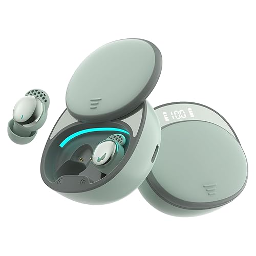 Houlyn Sleep Earbuds for Side Sleepers, Wireless Noise Cancelling Sleep Headphones with Sleep Mode, LED Power Display, Comfort Fit for Sleeping