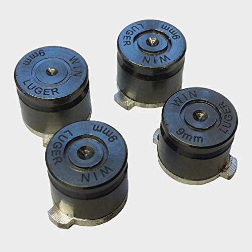Gametown Metal Grey 9mm Bullet Custom buttons for PS4 DualShock 4 Controllers