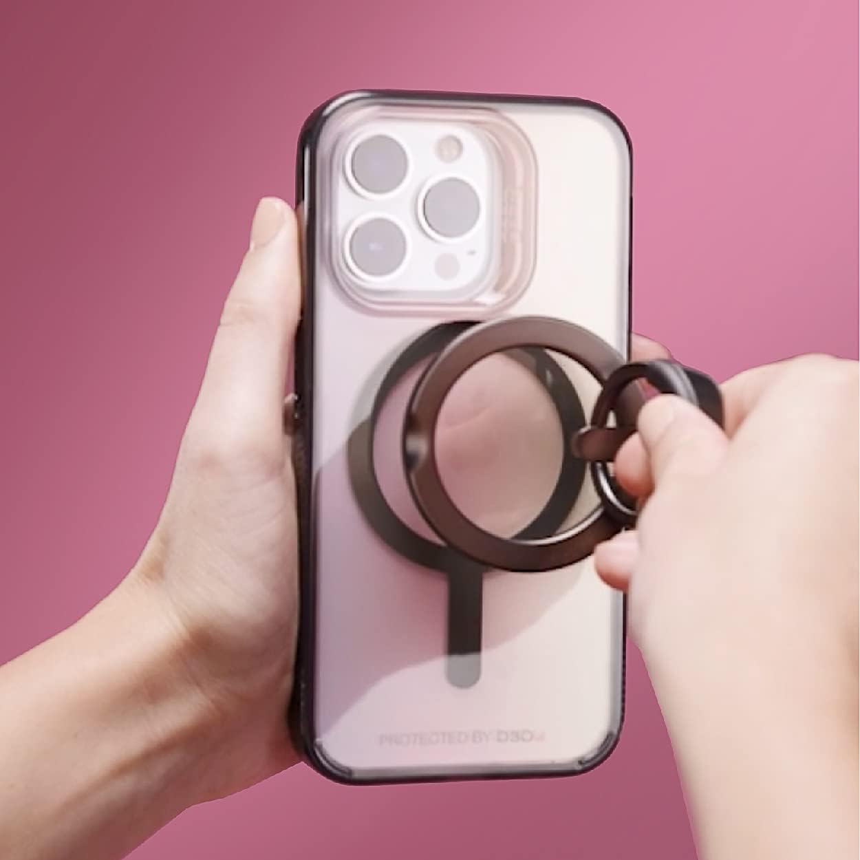 ZAGG Ring Snap 360, Magnetic Ring Accessory - 360 Degree Rotation, Secure Hold with Kickstand - Super Strong Magnet, Compatible with MagSafe Devices