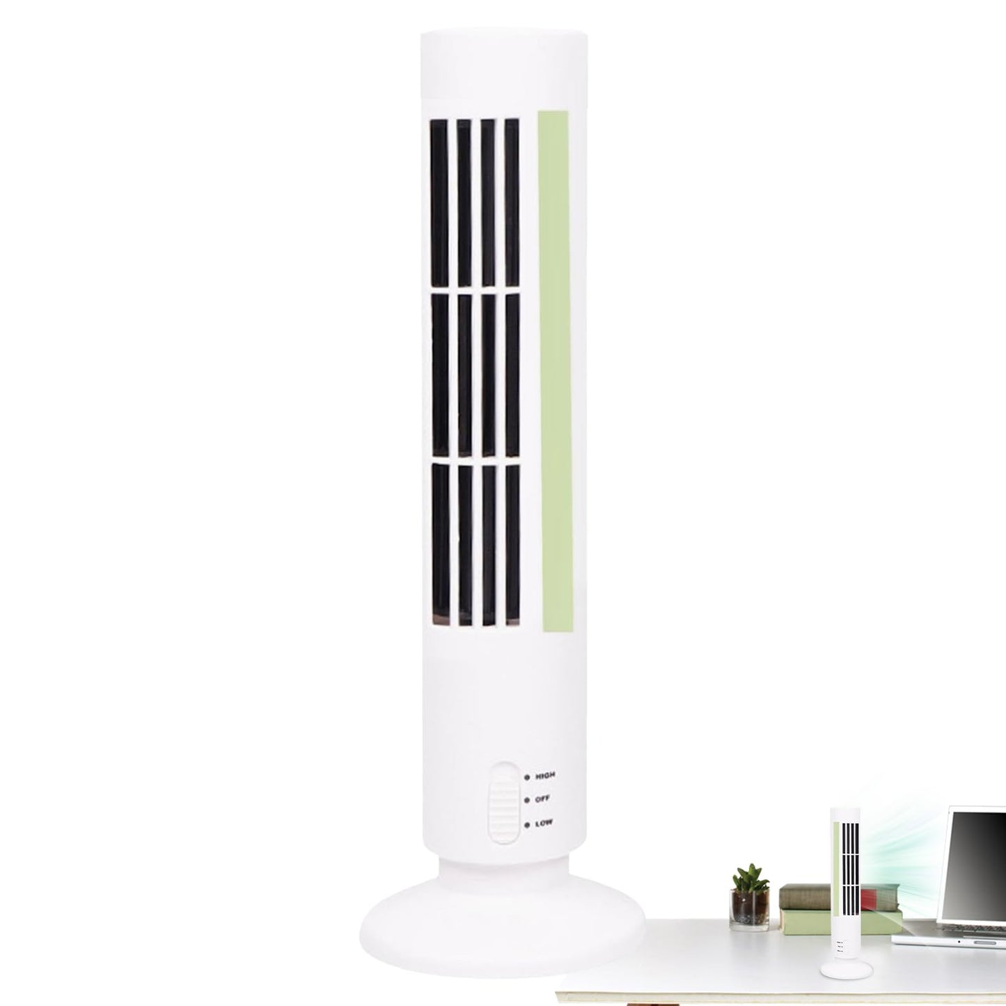 SEYIMTU Portable Standing Fan for Home Travel - Lightweight ABS Tower Fan With 4 Speeds, Rapid Cooling & Low Noise Design, Ideal for Bedroom/Desk