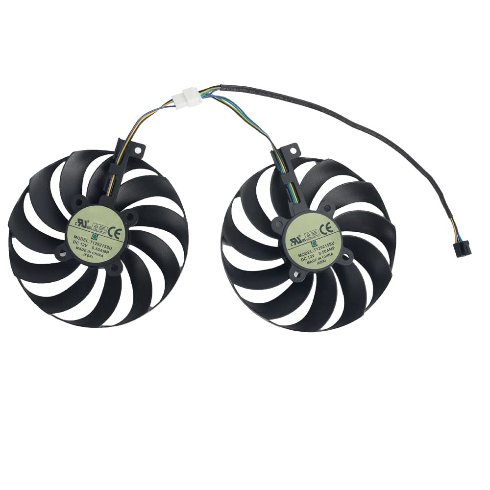 inRobert 95mm RX5700 Graphics Card Fan for ASUS Dual RX 5600 5700 XT EVO Video Card Cooling Fan T129215SU