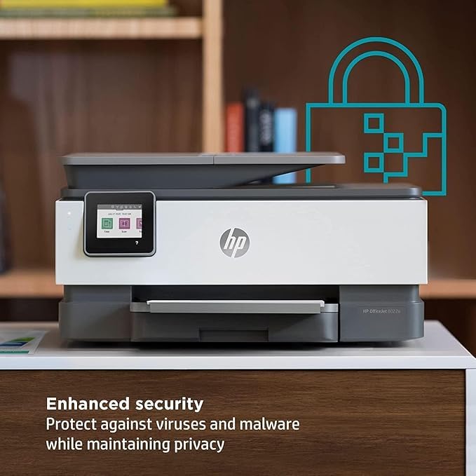 HP OfficeJet 8022e All-in-One Color Inkjet Wireless Printer Scanner Copier with 6-months Instant Ink Included Phone Computer Printers for Home Use