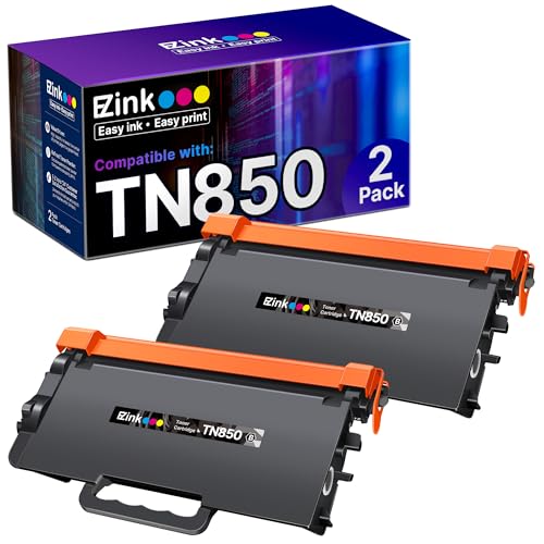 E-Z Ink TN850 Toner Cartridge Compatible for Brother TN 820 TN-850,2 Black