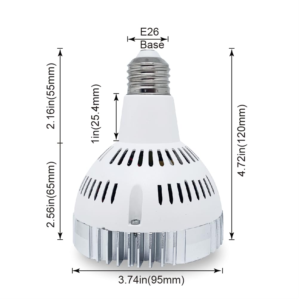 Par30 LED Bulb Indoor White Spotlight for Jewellery Clothing Store 6000K