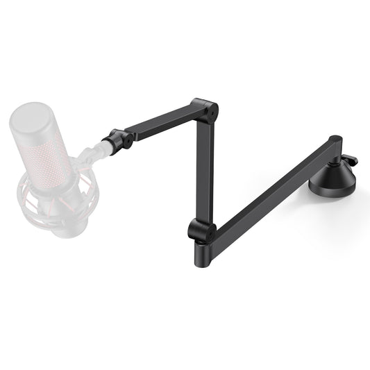 InnoGear Low Profile Mic Arm, 360° Rotatable Microphone Arm Stand Foldable Desk Mic Boom Arm with 3/8" to 5/8" Adapter for Fifine AM8 K669B Blue Yeti