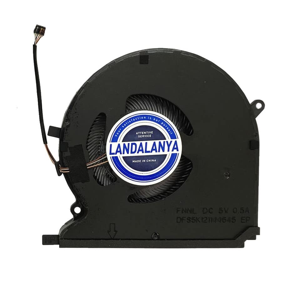 LANDALANYA Replacement New CPU and GPU Cooling Fan for Razer Blade 14 RZ09-0370 RZ09-0370CEA3 RZ09-0368 Series P/N:13207266 13207121 DFS5K123043635