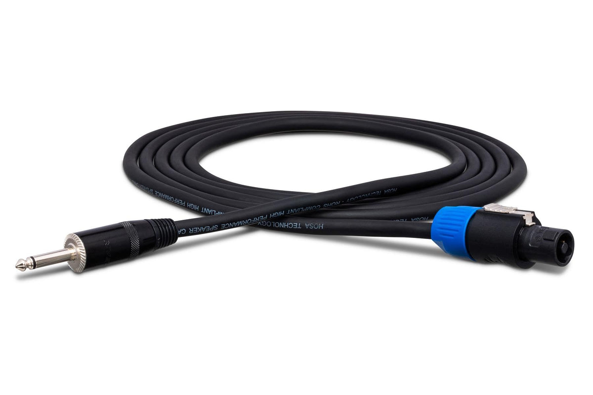 Hosa SKT-410Q Pro Speaker Cable - REAN Loudspeaker to 1/4 inch TS - 10 foot