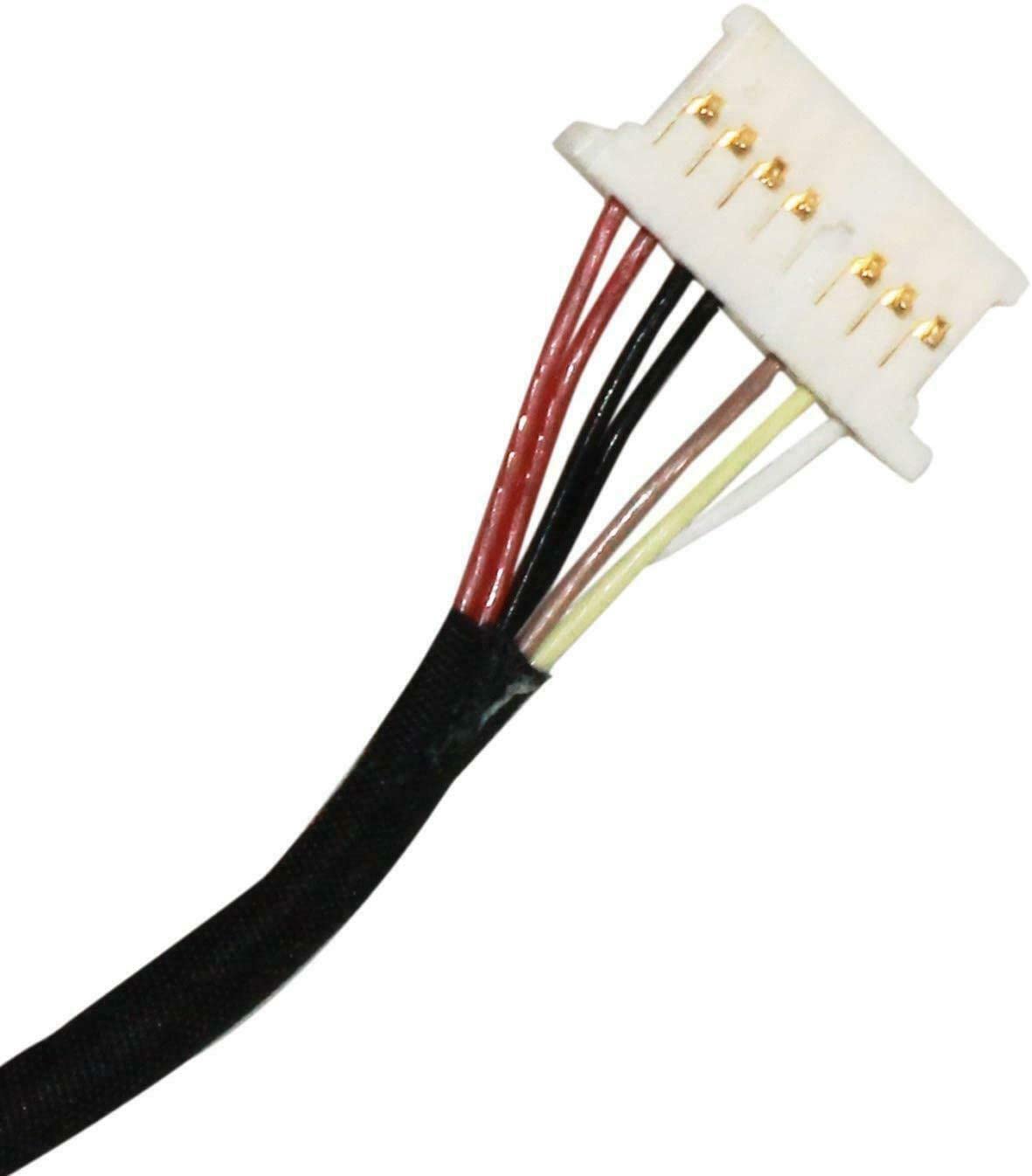 Fleshy Leaf DC Power Jack Harness Cable Replacement for HP 14-AX 17-G 17-S 799750-F23 799750-S23 799750-T23 799750-Y23