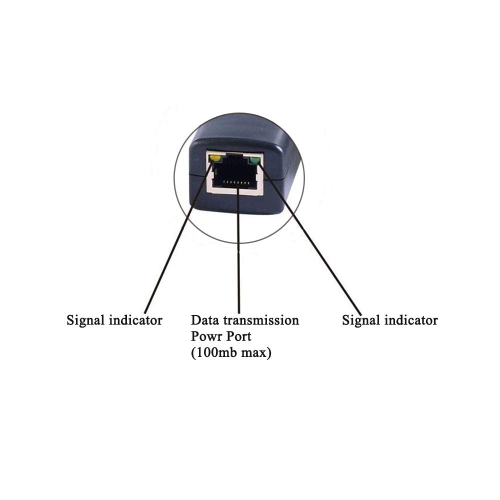 POE Splitter,COOSO Passive POE Splitter 24V to 12V Compatible with Most Non Switches POE and All Web Cameras 5packs