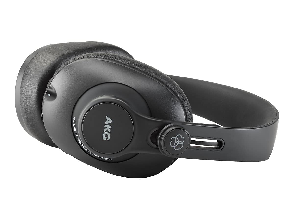 AKG Pro Audio K361BT Bluetooth Wireless or Wired, Over-Ear, Closed-Back, Light Weight, Foldable, Professional Recording Studio Headphones, Studio…