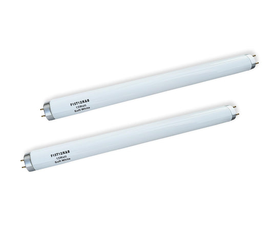 Katiolot 18 inch F15T12 Soft White/K&B 15 Watt Linear Fluorescent Light Bulb,T12 15W-WW Warm White 3000K Replacement Kitchen & Bath Under Cabinet,G13