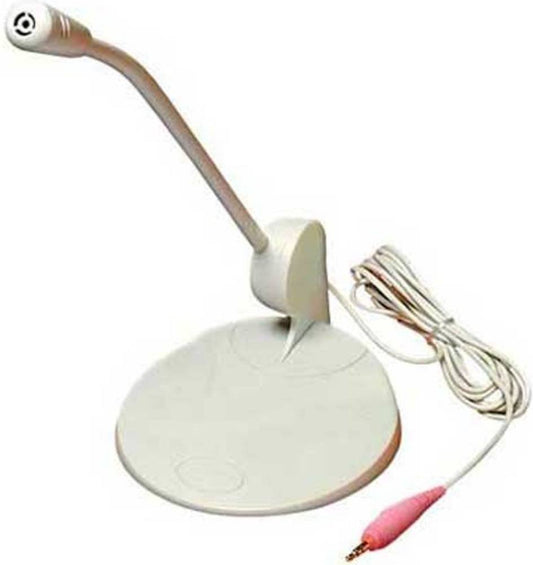Califone AX-12 Computer Microphone, Adjusts to Fit Students of all Carvings, High Sensitivity Mic Ensures Accurate Voice Representation, 7' Cable