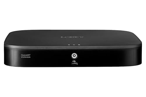 4K Ultra HD 8 Channel Digital Video Recorder with Smart Motion Detection and Smart Home Voice Control 2TB