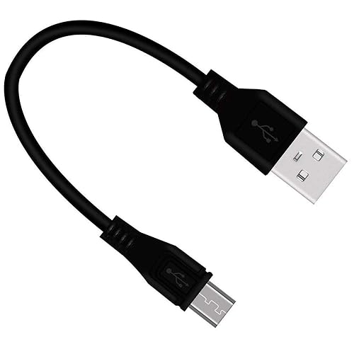 Aquelo QC35 Replacement Charger Cable Cord Compatible for Bose QUIETCOMFORT35 QC35II QC25 QC20 SoundLink II Over-Ear Wireless Headphones (Black)