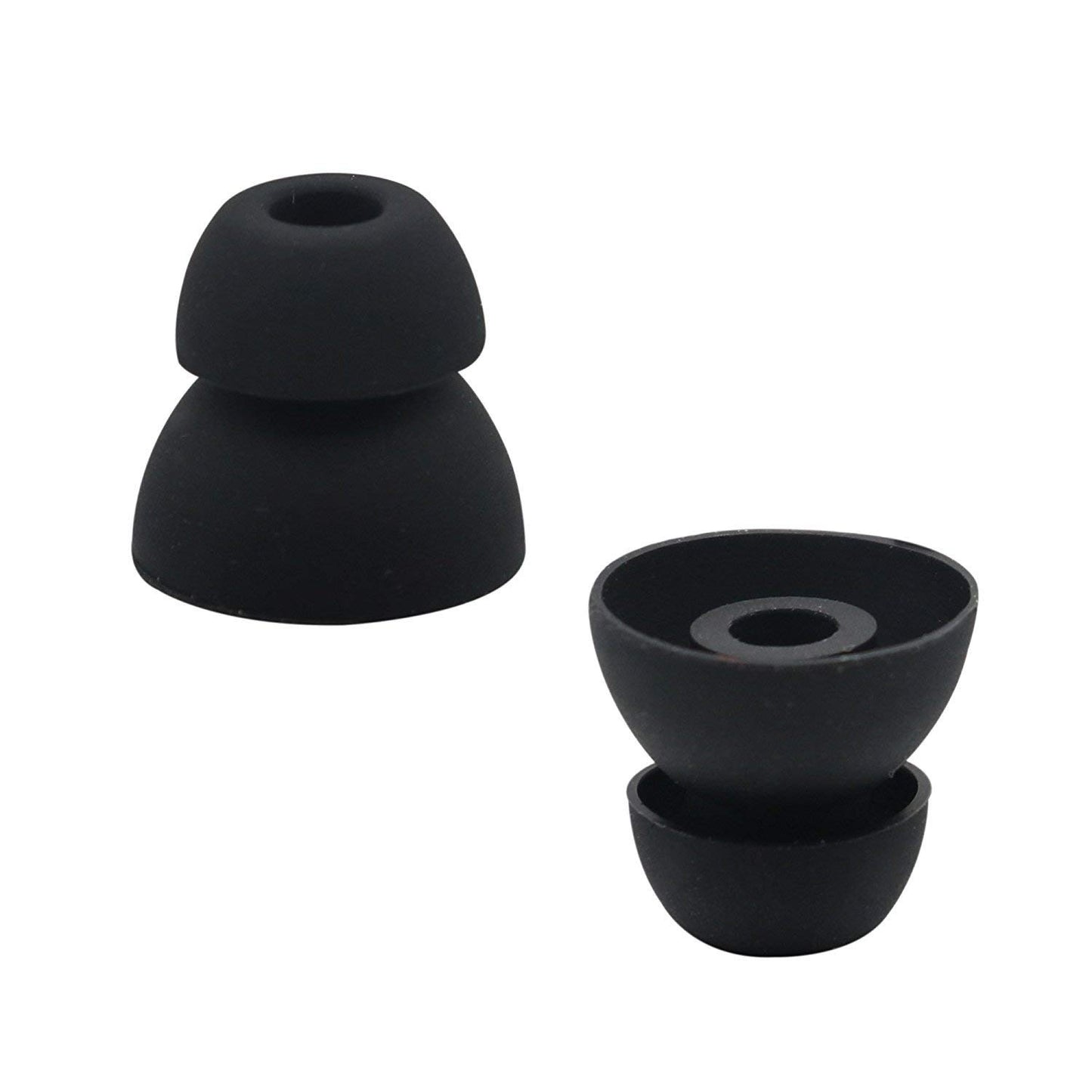 ALXCD Replacement Eartips Silicone Earbuds Buds Set Compatible with Powerbeats Pro, 8 Pairs S/M/L/D 4 Sizes Soft Silicone Earbuds Tips, Compatible