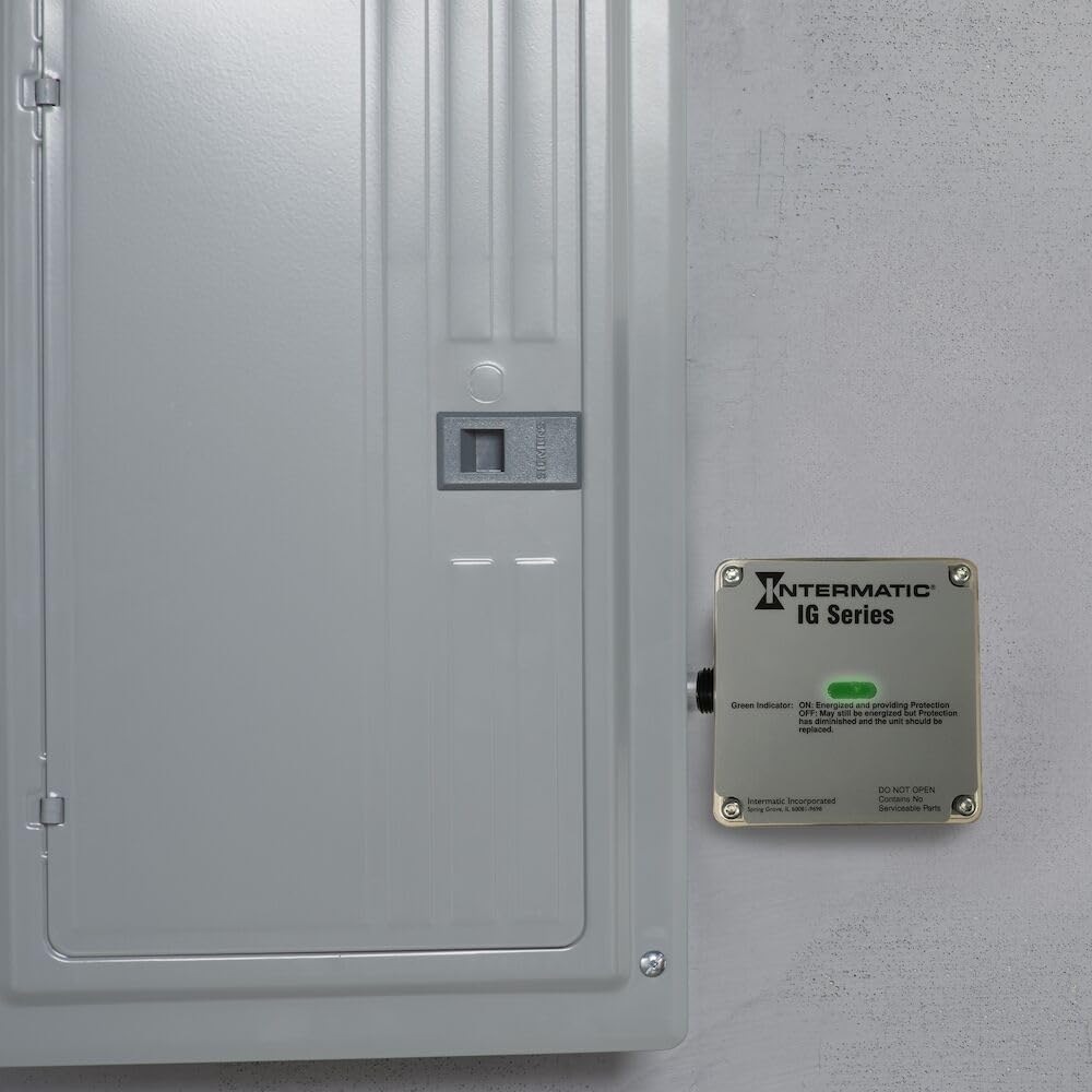 Intermatic IG1200RC3 - Advanced Surge Protection with TPMOV Technology - Rainproof Design for Indoor/Outdoor Use - 3-Year Warranty and $7,500