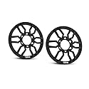 DS18 PRO-GRILL6 Speaker Cover - 6.5-Inch Car Audio Plastic Universal Speaker Grill Cover, Cover and Protect Your Speakers - Black - Set of 2