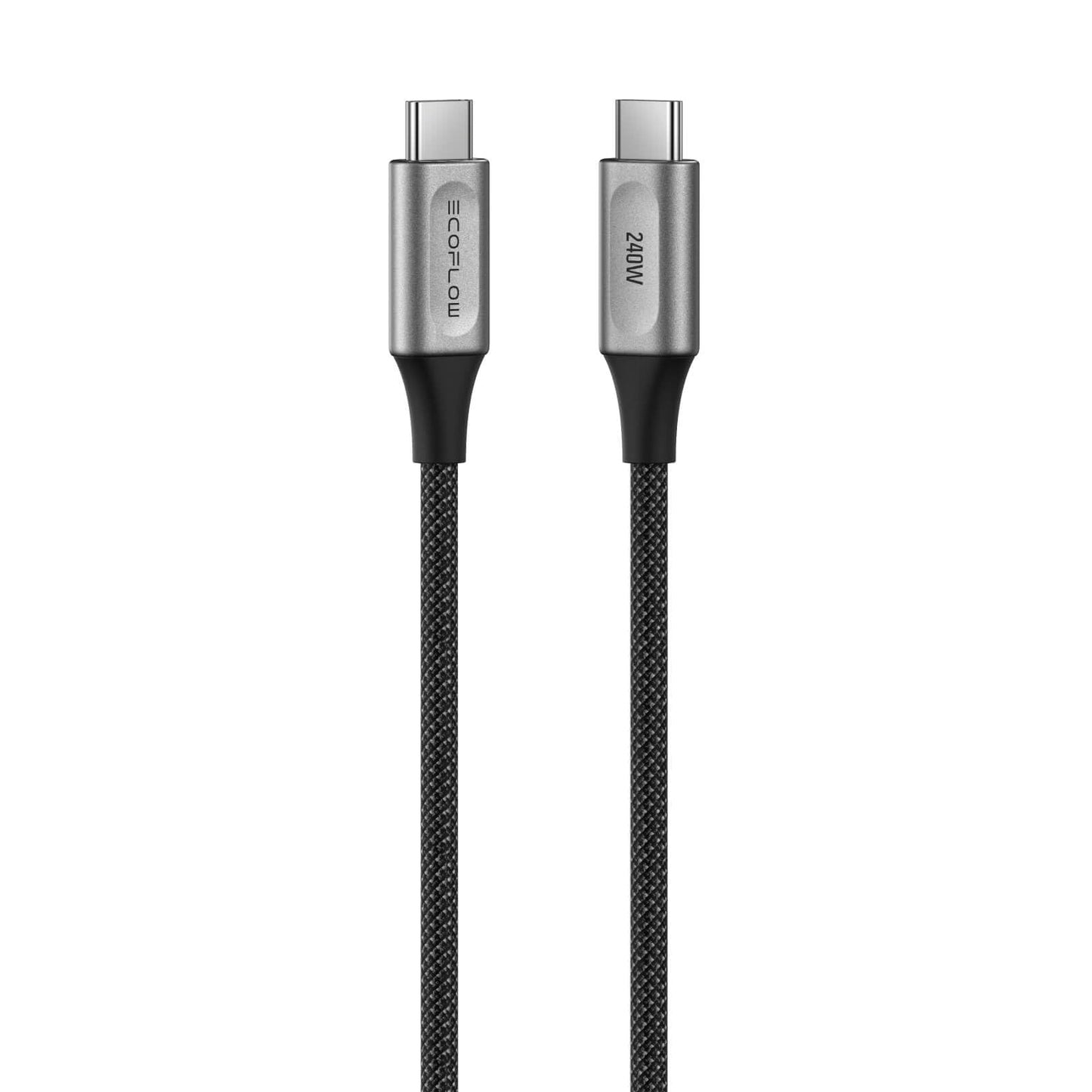 EF ECOFLOW Rapid Pro USB-C to USB-C Cable (240W, Nylon), 240W Dual USB-C Charging, 6 ft.Type C Charger