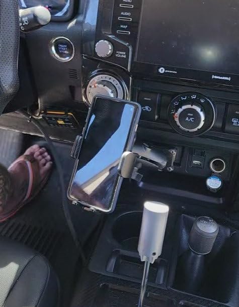 The Original Stubby Smash Phone Mount Kit w/Basic Phone Holder for 5th Gen 4Runners | 1" RAM Compatible Ball Mount for Dashboard Cubby | 5th