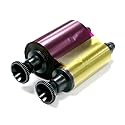 R3011 Evolis YMCKO Color Printer Ribbon - 200 prints
