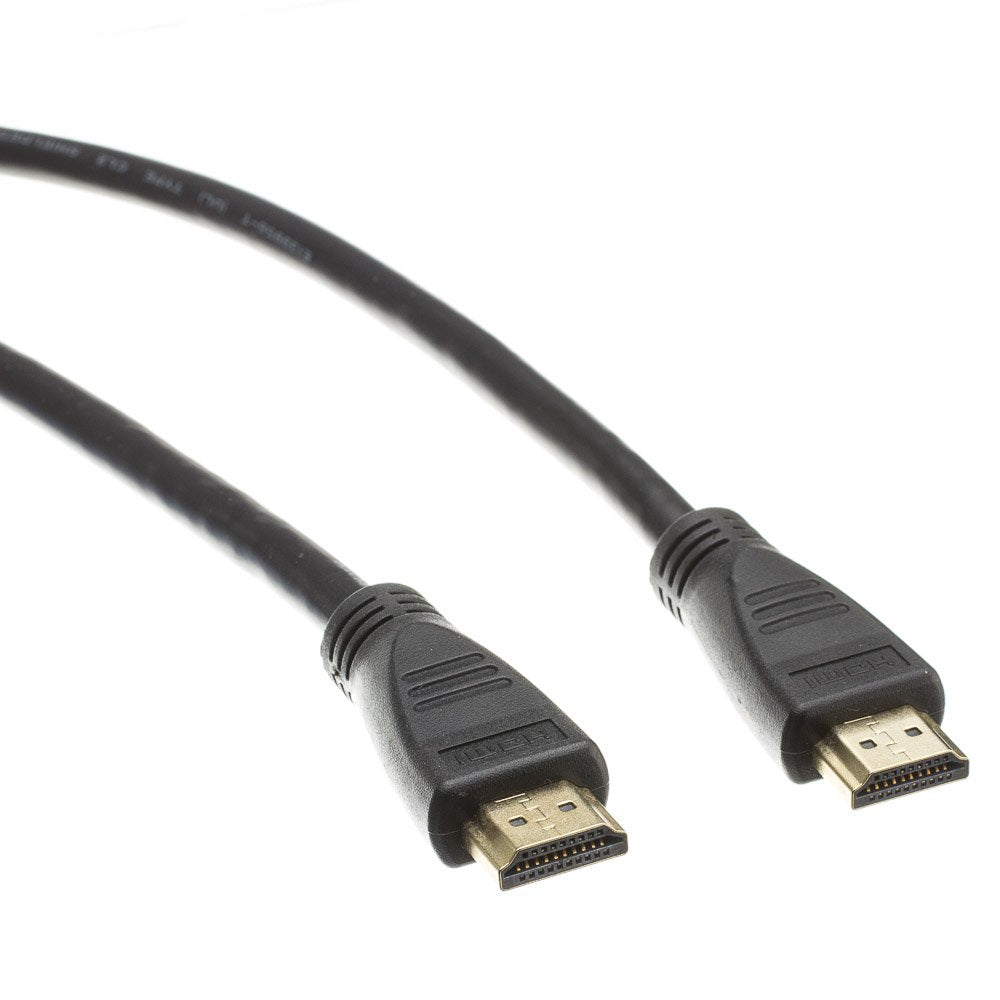 CableWholesale 4K Ultra High Speed HDMI Cable, 18 Gbps, HDMI-A Male to HDMI-A Male Connector, 26 AWG, Black, 50 feet