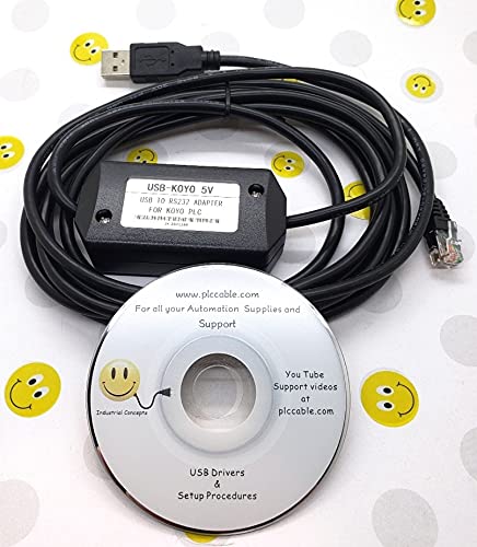 Automation Direct EA-MG-PGM-CBL Koyo, Click, Do-More, C-More PLC Cable PLC Cables Inc